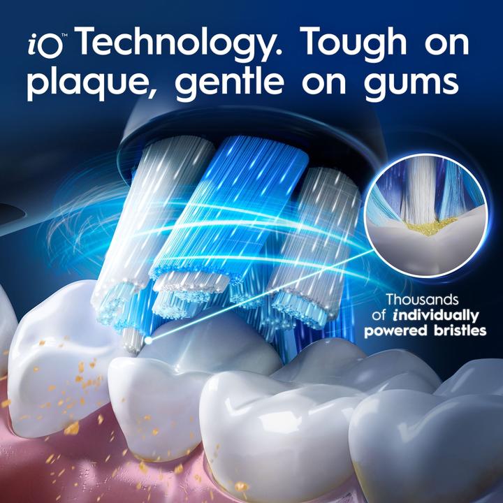 Actual product image Oral-B iO 9 + Holiday Giftset (Schwarz (Oscillating toothbrush)