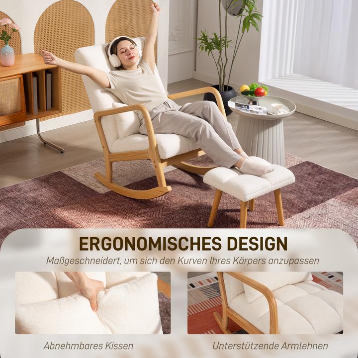 Produktbild Homcom Schaukelstuhl