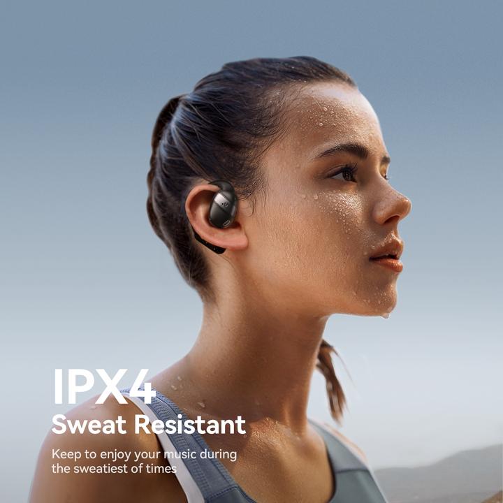 Actual product image Joyroom Openfree Open-Ear True Wireless Headphones - Black (12.50 h, Wireless)