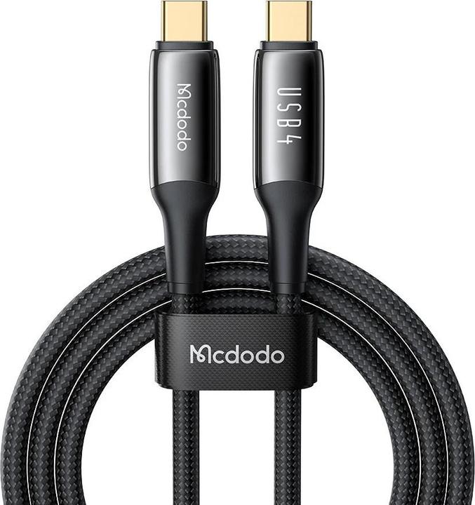 Mcdodo CA-2990 USB-C to USB-C cable, PD 140W, 1.2m (black) (1.20 m, USB 4.0, 240 W)