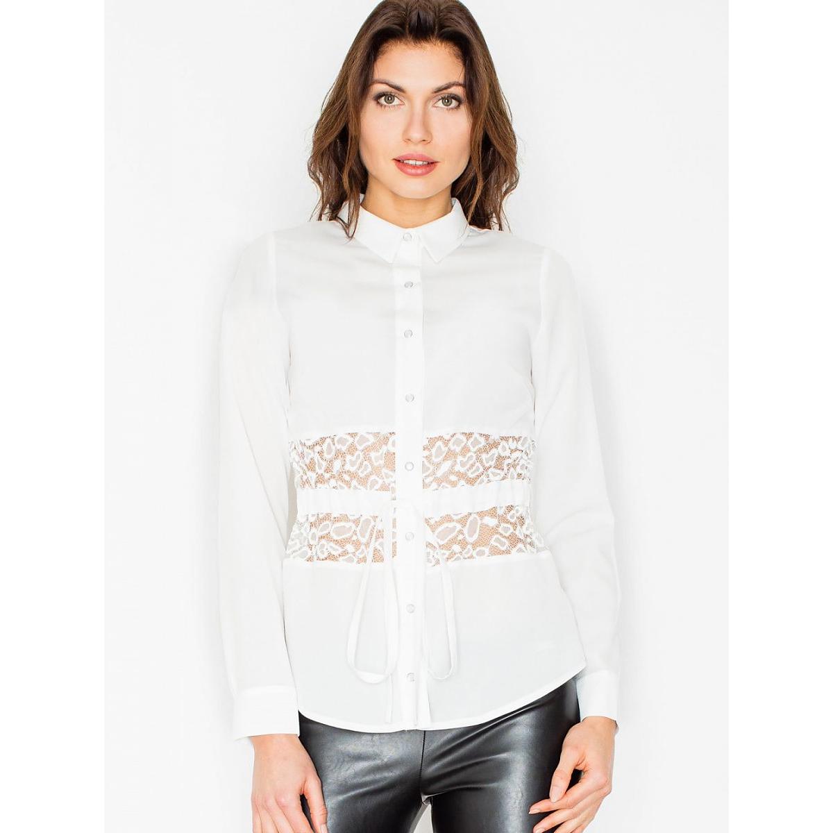 Figl, Damen, Hemd, Langarm Hemd, Beige, (S)