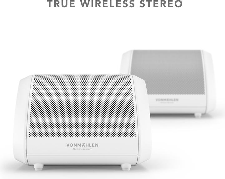 Produktbild Vonmählen Bluetooth Speaker Air Beats Mini White (13 h, Akkubetrieb)