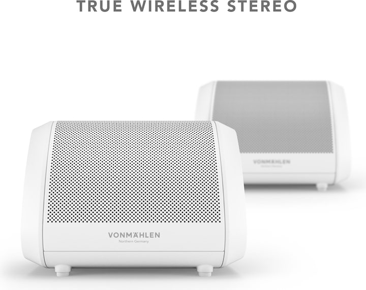 Vonmählen Bluetooth Speaker Air Beats Mini White (13 h, Rechargeable battery operated)