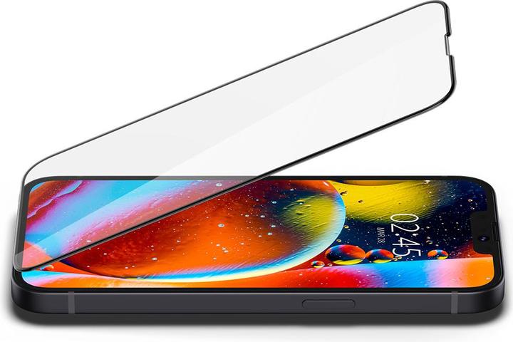 Produktbild Spigen tempered glass Glas.TR Slim FC for iPhone 13 Mini black (1 Stück, Apple iPhone 13 mini)