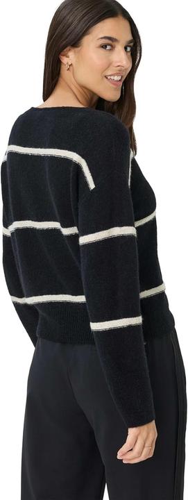 Actual product image BRAX Lightweight Alpaca Paillettes Stripe Pullover (40)