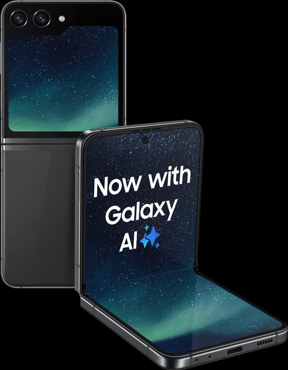Actual product image Samsung Galaxy Z Flip5 (512 GB, Graphites, 6.70", SIM + eSIM, 12 Mpx, 5G)