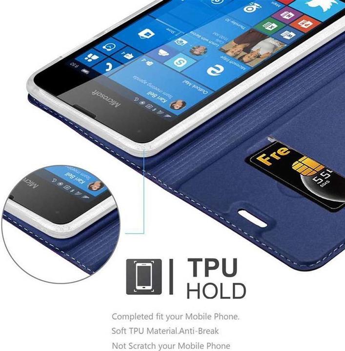 Produktbild Cadorabo Book Classy Style Cover (Microsoft Lumia 550)