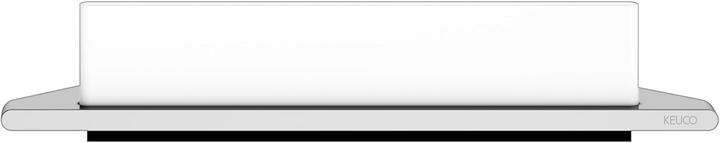 Produktbild Keuco Eckduschablage EDITION 400 m Glasabzieher Alu sil-elo/we (24.20 x 24.50 x 6.30 cm)