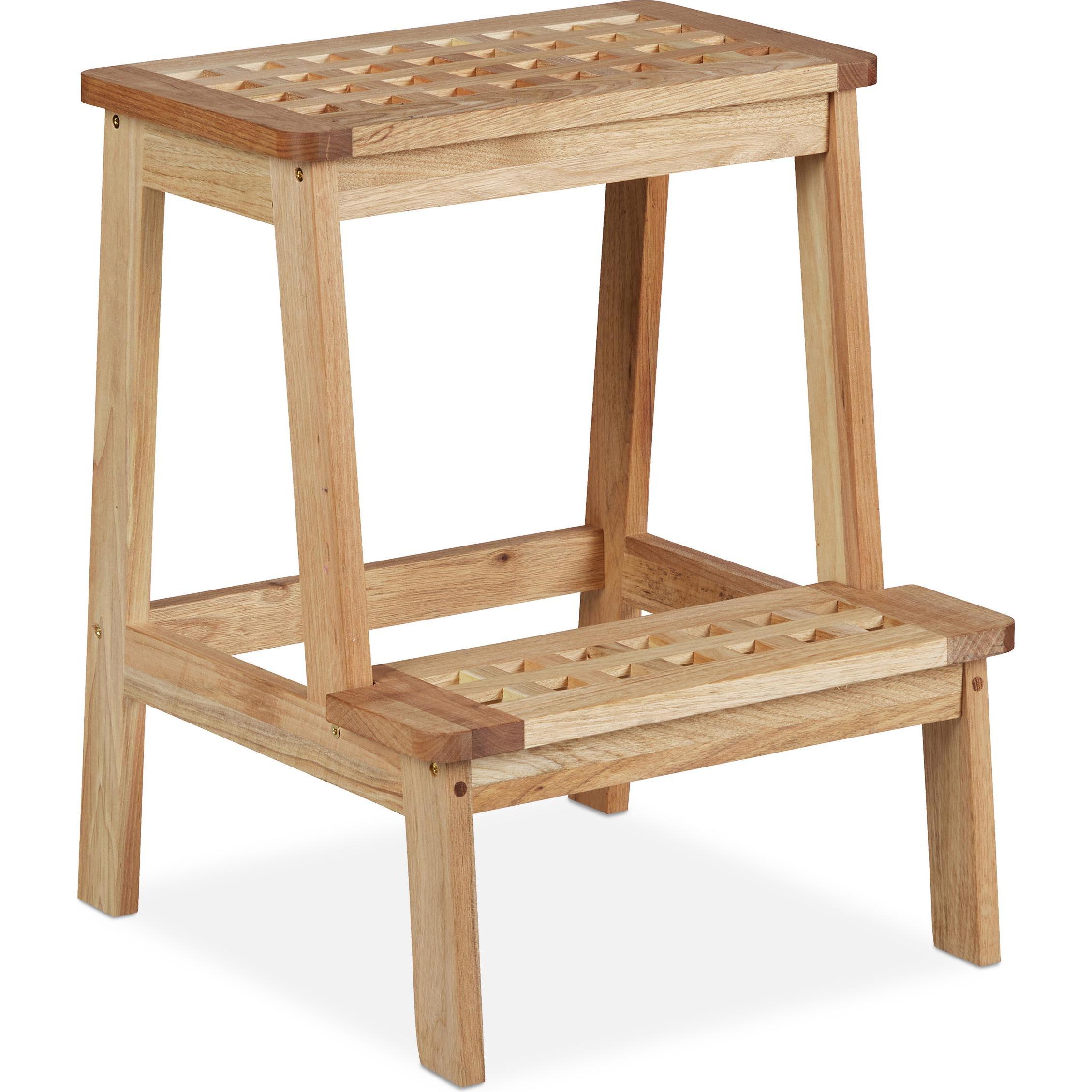 Relaxdays, Hocker + Pouf, Tritthocker