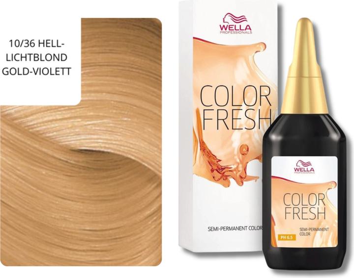 Immagine prodotto Wella Colore Acido fresco (10/36 Biondo chiaro-violetto oro)