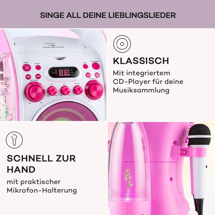 Produktbild Auna Karaoke Anlage, Pink