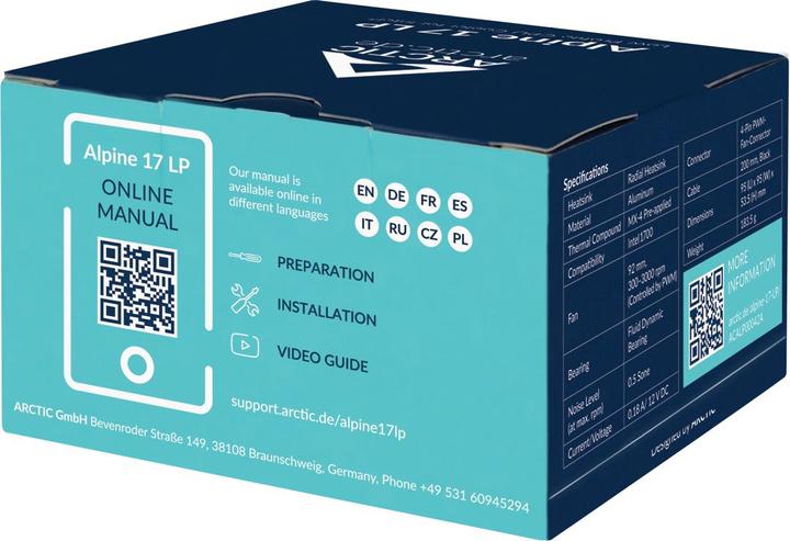 Produktbild Arctic Alpine 17 LP (55 mm)