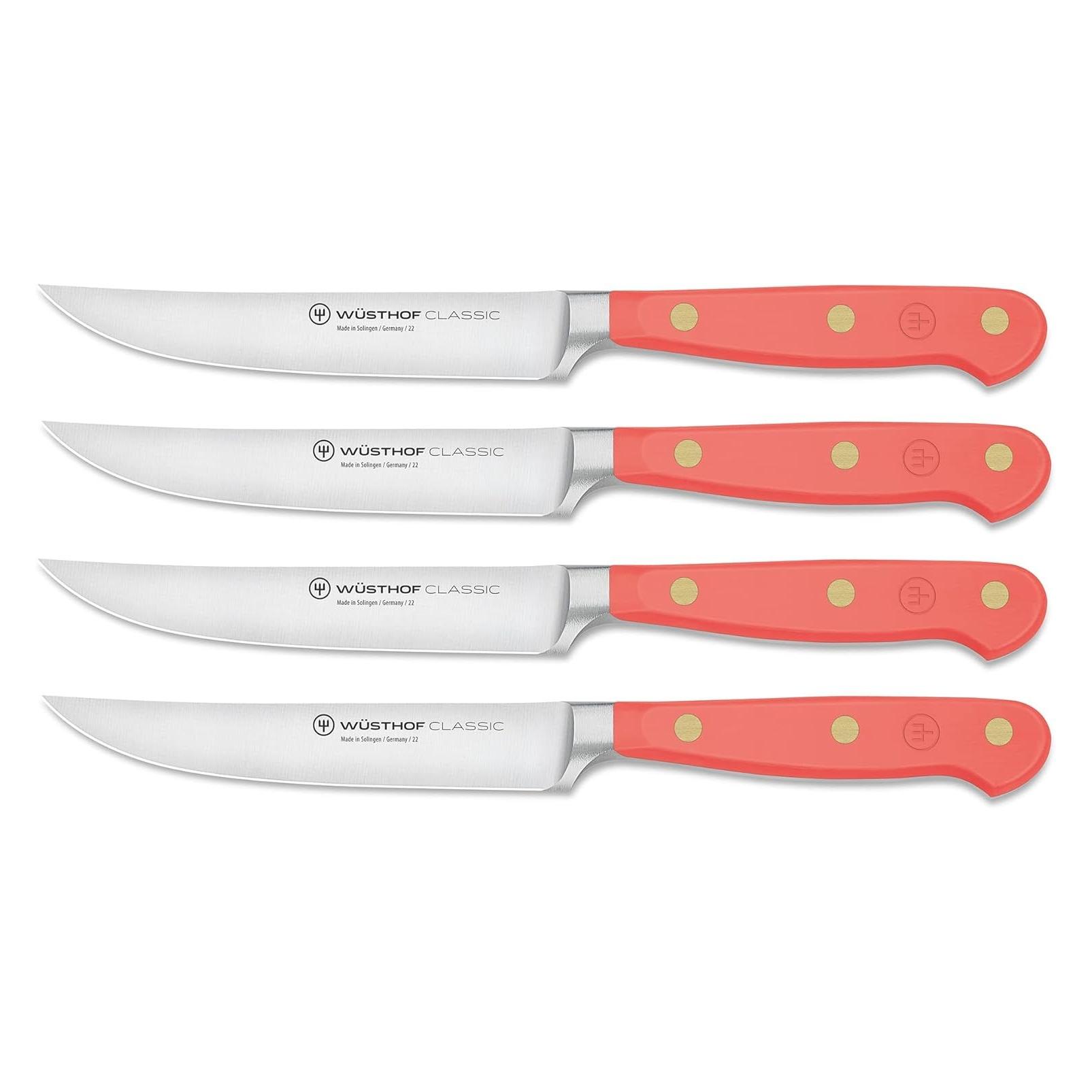 Wüsthof Kartonnen Vouwdoos Bedrukt Karton, Bestek, Oranje, Roze