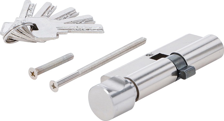 Actual product image BGS Security Cylinder Lock | with Rotary Knob | 80 mm (Cylinder key)