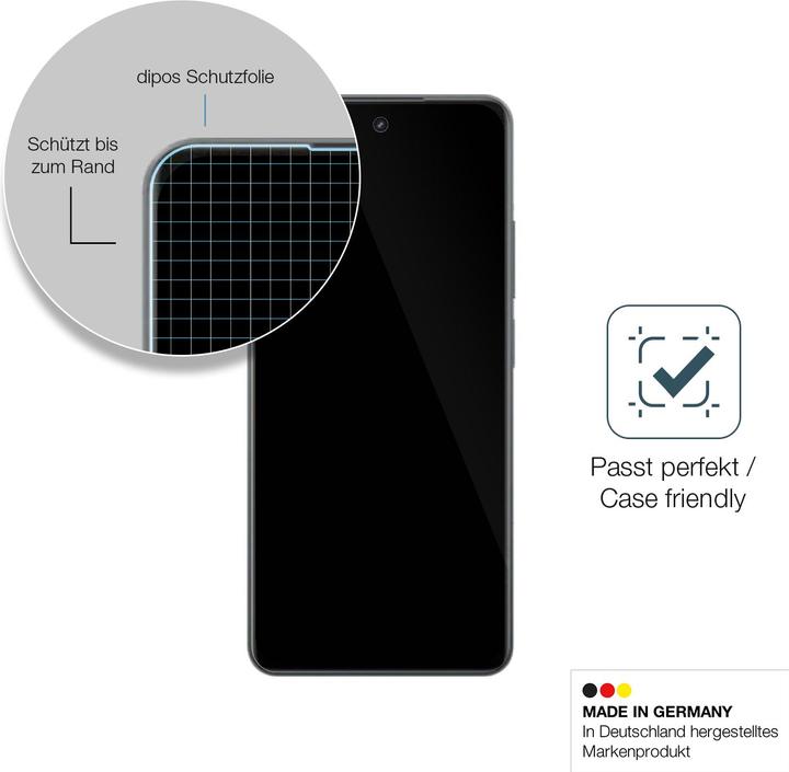 Produktbild Dipos Displayschutz Anti-Shock (2 Stück, Realme C67 4G)