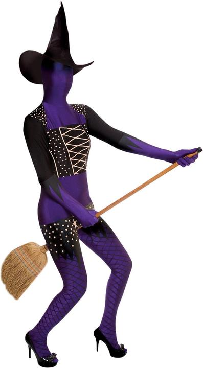 Morphsuits Morphsuit Violette Hexe Kostüm - Karneval Halloween (M)