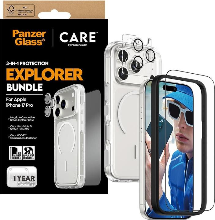 Produktbild PanzerGlass 3-in-1 Explorer Set (Apple iPhone 17 Pro)
