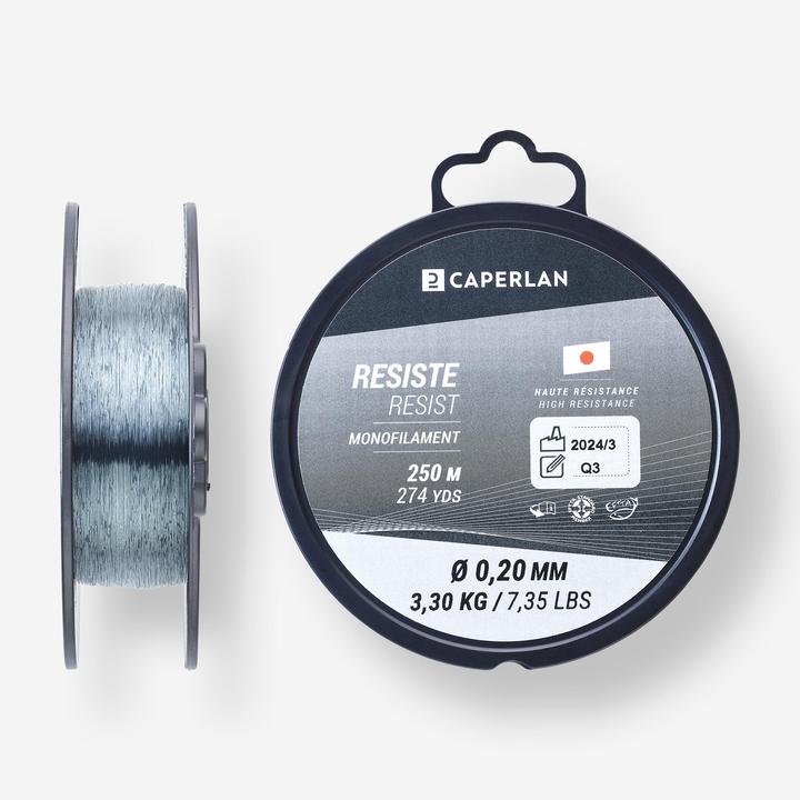 Actual product image Caperlan RESIST GREY 250M 171898