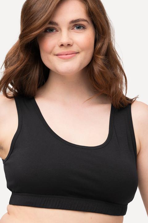 Immagine prodotto Ulla Popken Bustier di cotone biologico con spalline larghe (48 B, 46 B)