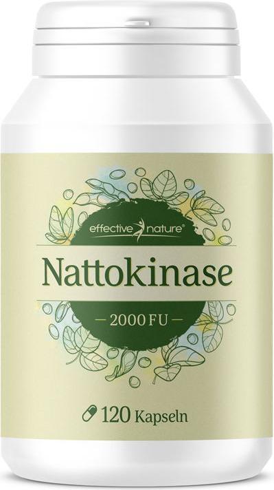 Actual product image Effective Nature Nattokinase 2000 (120 Piece, Capsules, 120 g)