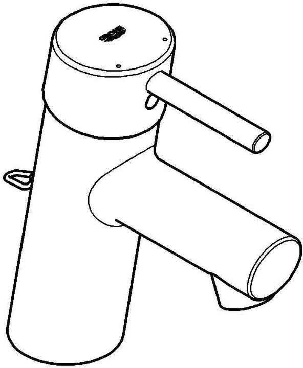 Productafbeelding Grohe Eéngreeps badmengkraan CONCETTO DN 15 m SpeedClean 5,8 l Mousseur chroom