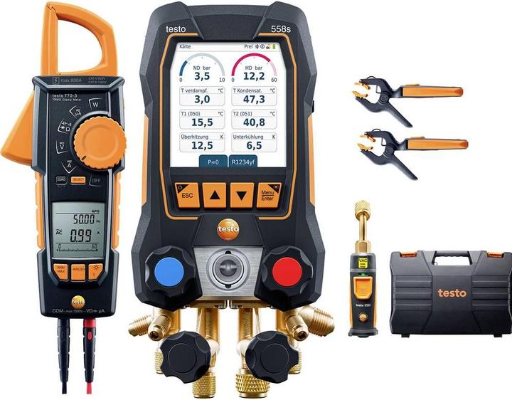 Actual product image Testo Smart Vakuum Set 558s mit Stromzange