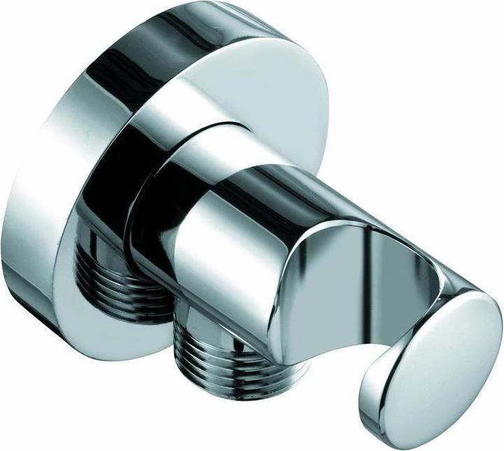 Produktbild Kludi Eckbrauseschlauchanschluss mit Wandhalterung, chrom