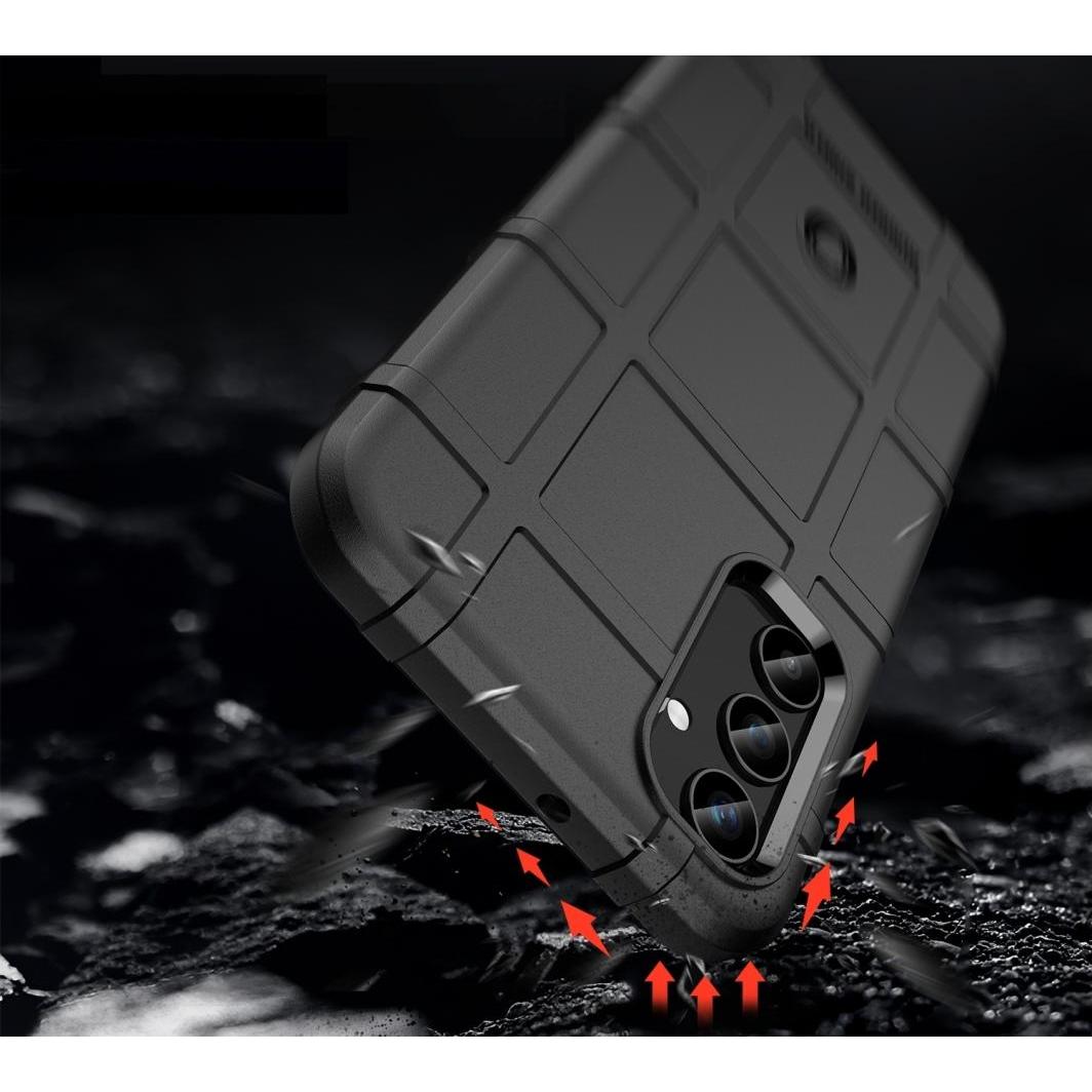 Thumbnail - Screenguard Rugged Shield Cover (Samsung Galaxy A55), Smartphone Hülle, Schwarz