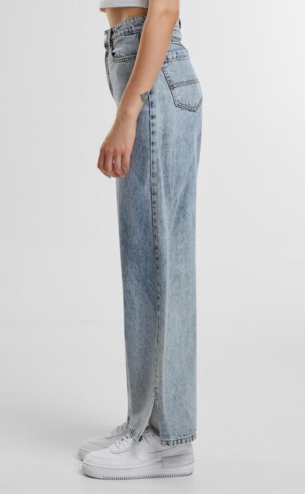 Produktbild Urban Classics Ladies Wide Leg Slit Denim (30)