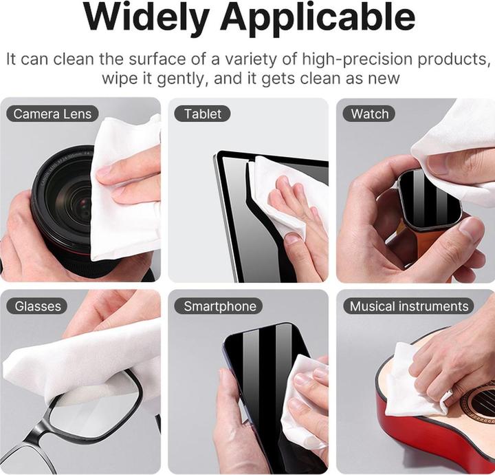 Actual product image Ulanzi Microfibre Cleaning Cloth Dust Free