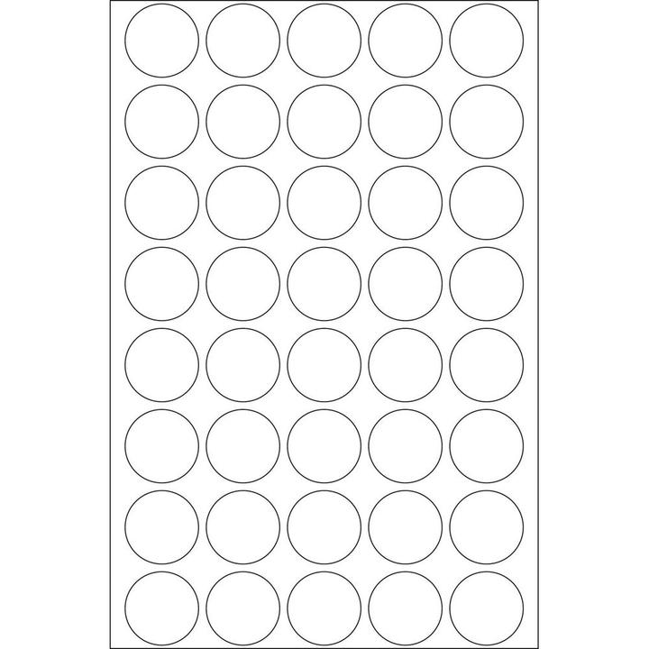 Actual product image HERMA Marking points