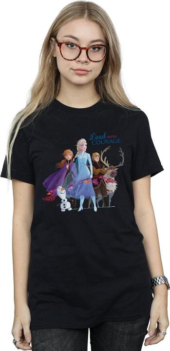 Immagine prodotto Disney Frozen 2 Lead With Courage Maglietta Ampia Donna (S)