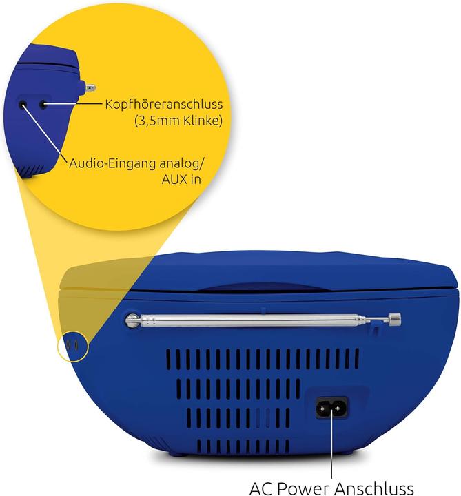 Produktbild TechniSat VIOLA CD Boombox mit Bluetooth