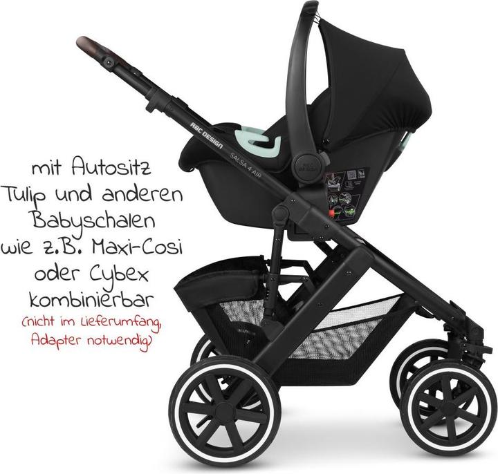 Actual product image ABC Design Salsa 4 Air pram and pushchair - incl. carrycot &