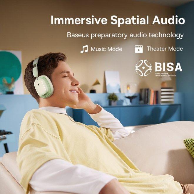 Actual product image Baseus H1i Bowie (ANC, 70 h, Wireless)