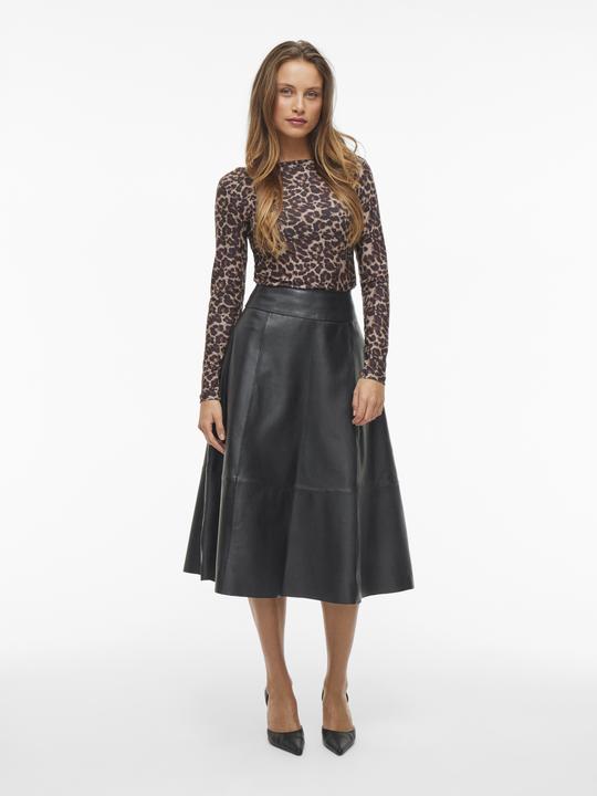 Produktbild Vila High Waist Ledermidirock (38)