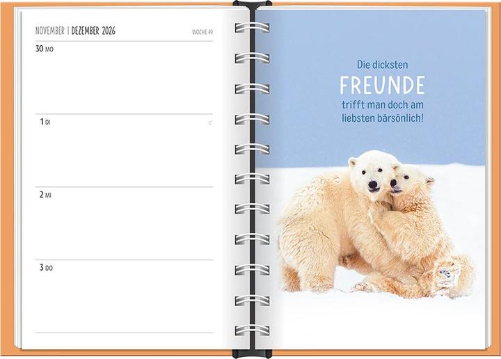 Image du produit Terminplaner 2026 Happymacher (10 x 15,5 cm, 1 semaine / 2 pages)