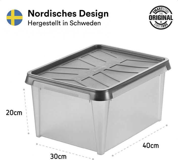 Produktbild Ebnat SmartStore Dry Box grau (40 x 30 x 20 cm, 12 l)