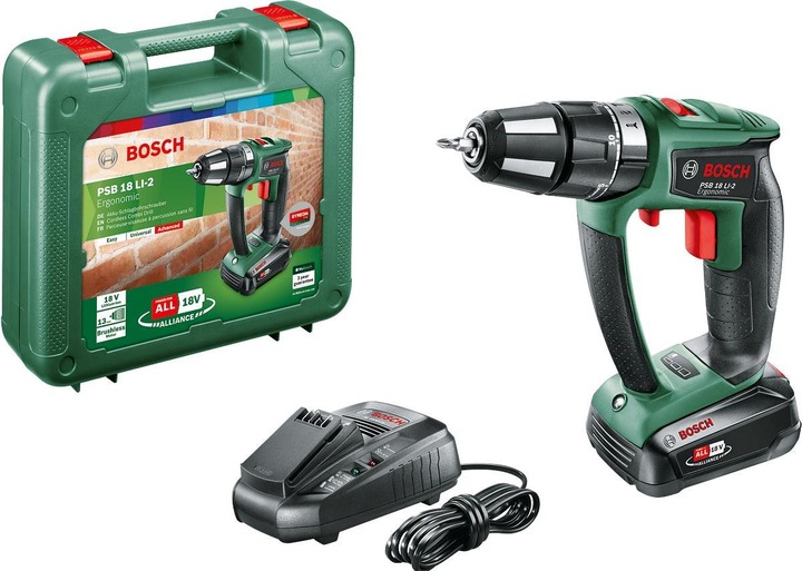 Productafbeelding Bosch Home & Garden Psb 18 Li-2 (Oplaadbare batterij)