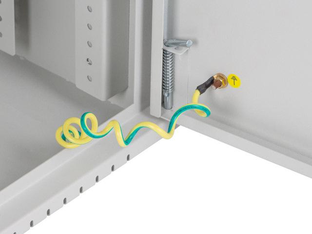 Produktbild Lanberg SZAFA INSTALACYJNA RACK WISZĄCA 19 6U+3U 540X200 NISKOPROFILOWA SZARA (ZŁOŻONA) (6 HE, 19 Zoll Rack)