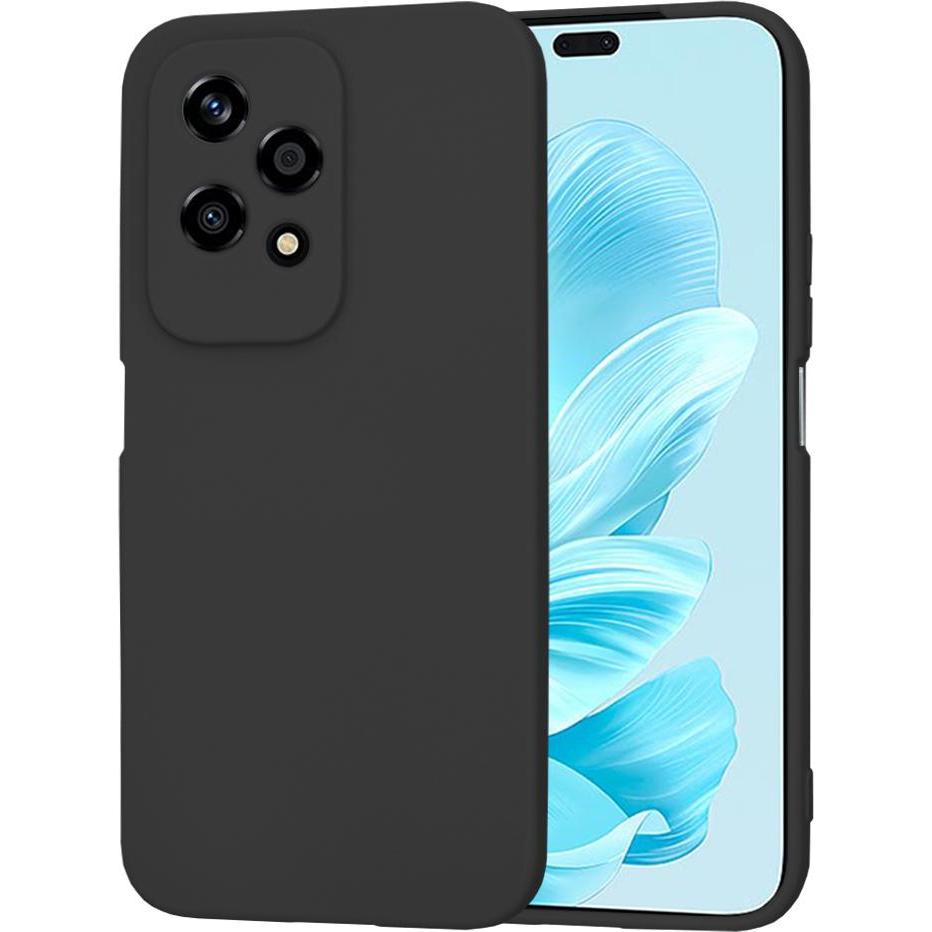 Techsuit - SoftFlex - Honor 200 Lite - Black (Honor 200 Lite), Cover smartphone, Nero