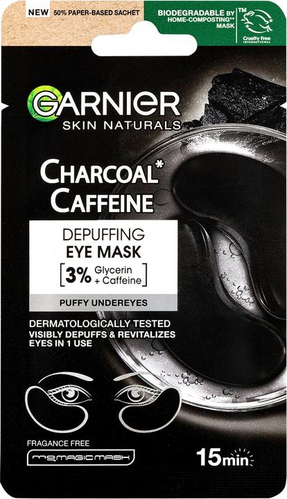 Garnier Charcoal Caffeine Eye Patches (Augenpatches, Tag + Nacht)