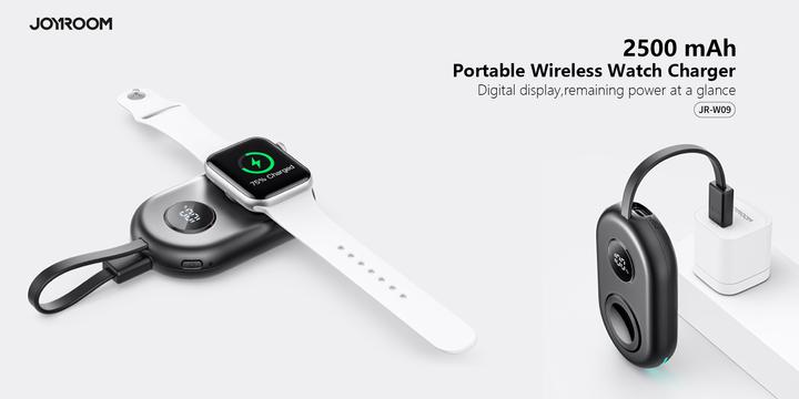 Actual product image Joyroom 5000 mAh Portable Charger for Mobile and Apple Watch - Black (5000 mAh, 18 W, 18.50 Wh)