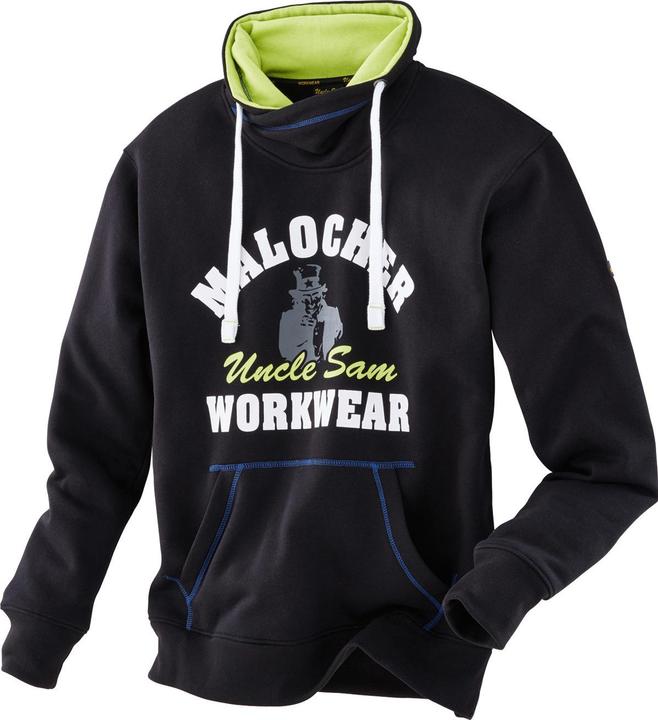 Produktbild Uncle Sam Bekleidung Sweatshirt schwarz/royal/limette (L)