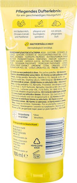 Image du produit dm Balea Buttermilk & Lemon (100 ml)