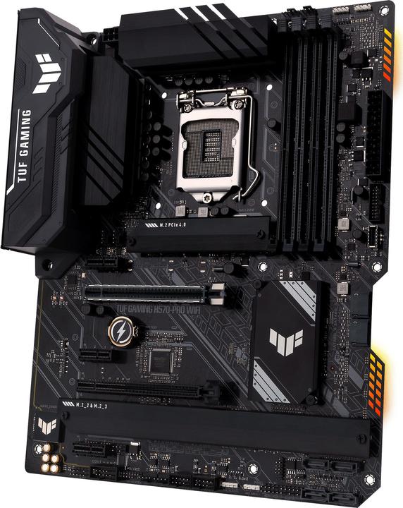 Produktbild ASUS MB TUF GAMING H570-PRO WIFI Intel,1200,DDR4 (LGA 1200, Intel H570, ATX)