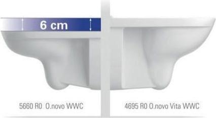 Produktbild Villeroy & Boch Tiefspl-WC ViCare DirectFlush offener Splrand wei 4695R001 +6 cm erhht