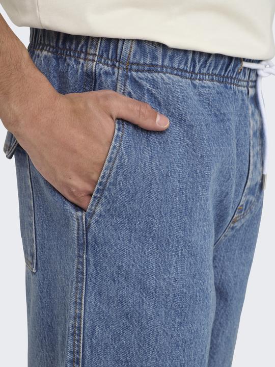 Image du produit Only & Sons ONSFADE Mittlere Taille Locker geschnitten Cargoshorts Jeans-Shorts (XXL)