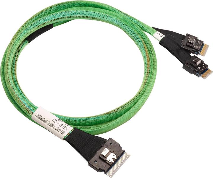 Actual product image Broadcom LSI cable x8 8654 to 2x4 8654, 9402 1M (Antenna cable)