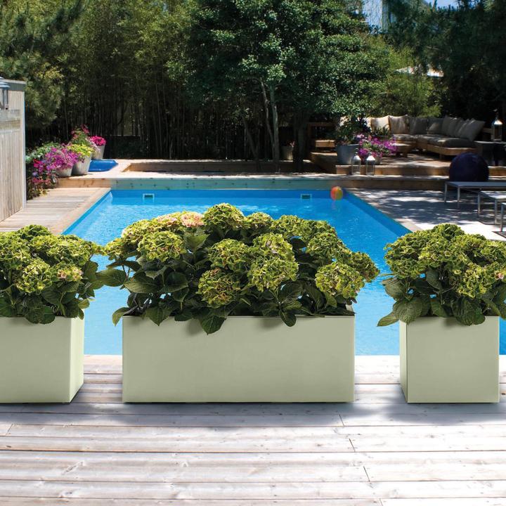 Produktbild Euro3plast Pflanzkübel Kebe 40 x 40 cm oasi Greener, mit Rollen und Bewässerung (39.50 cm)